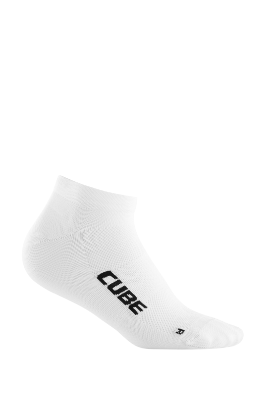 Skarpetki rowerowe CUBE Low Cut ROAD XC Blackline white